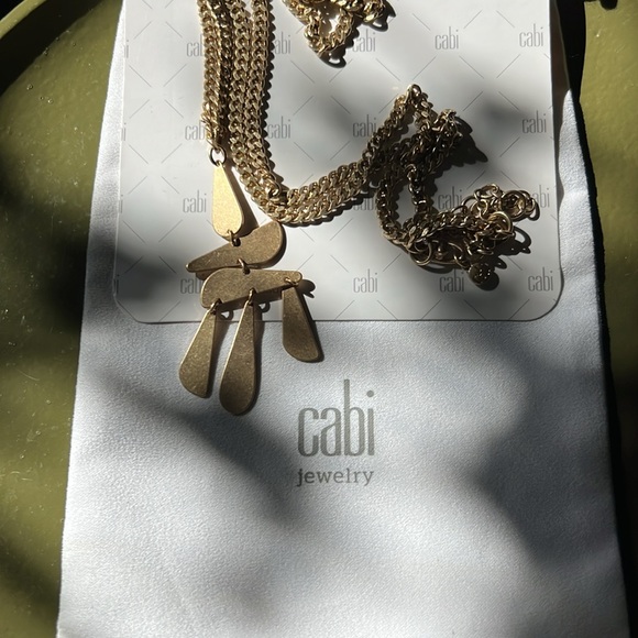 CAbi Chic Gold Statement Necklace - Picture 3 of 7